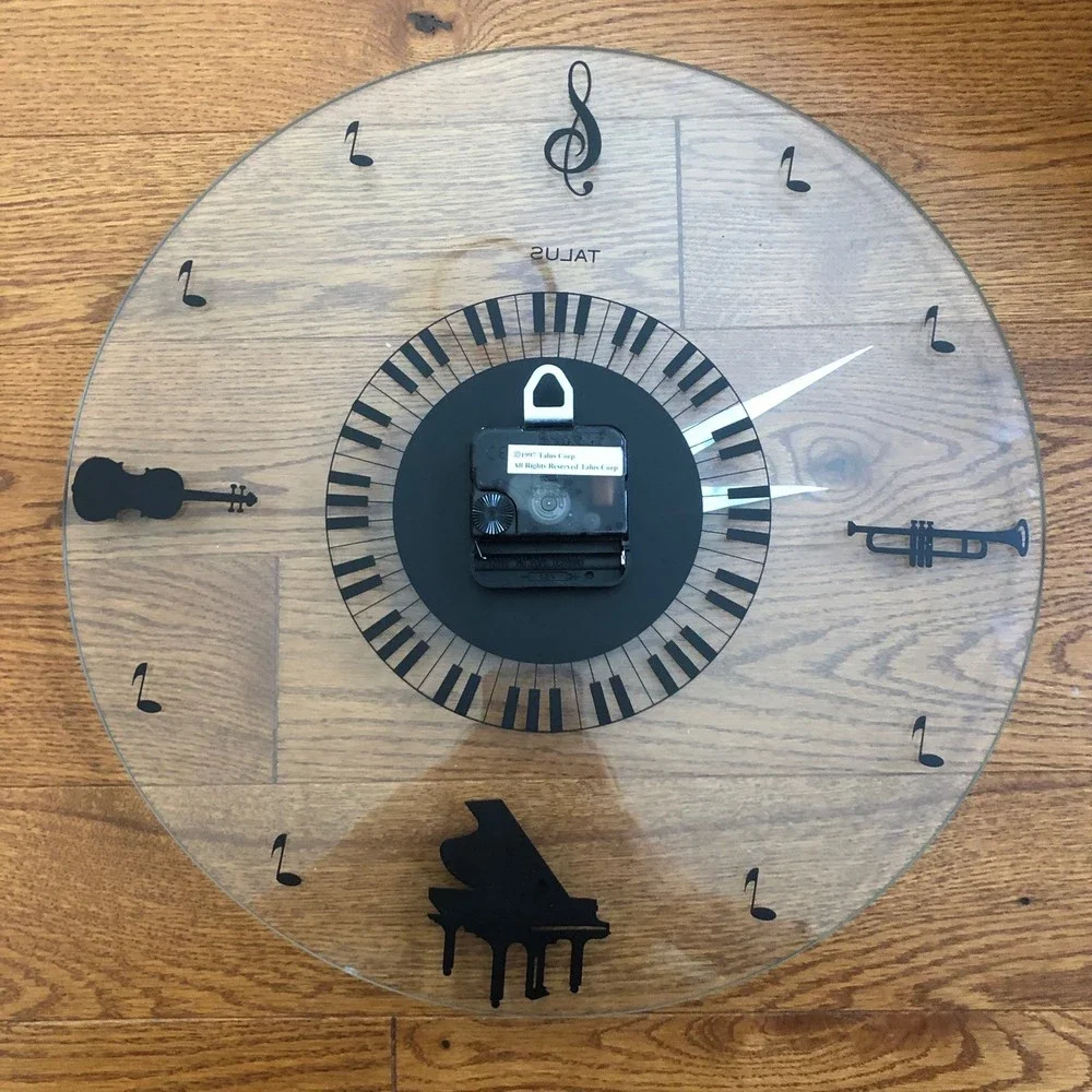 Talus Instruments Glass Wall Clock - Picture 2 of 2